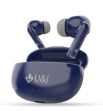 U&i Fire Series 60 Hours Music Time True Wireless Earbuds   Bluetooth Headset (Blue, True Wireless)