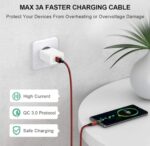 The U and I Charger and Cable Comes with a 45W Super-Fast Charging. It Keeps Your Device Safe with Protection from overvoltage, overheating, and overcharging. - Image 4